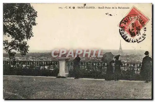 Saint Cloud Ansichtskarte AK Rond point de la Balustrade (Tour Eiffel)