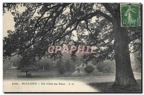 Saint Cloud Cartes postales Un coin du parc