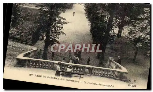 Parc de Saint Cloud Ansichtskarte AK la fontaine du grand jet