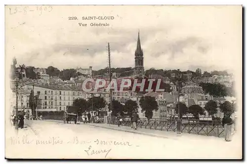 Saint Cloud Ansichtskarte AK Vue generale