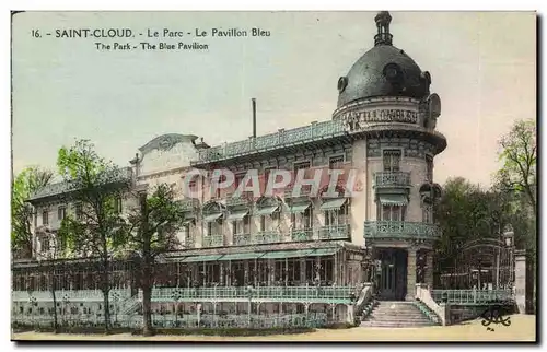 Saint Cloud Cartes postales le parc La Pavillon Bleu