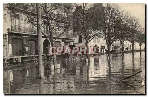 Nantes Ansichtskarte AK Inondations de fevrier 1904 Le quai des tanneurs