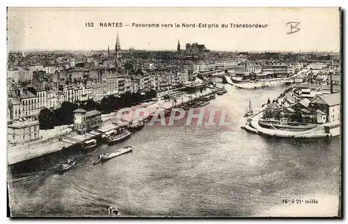 Nantes Cartes postales Panorama ver sle Nord Est pris du transbordeur