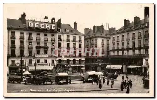 Nantes Ansichtskarte AK La place Royale