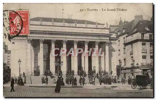 Nantes Cartes postales Le grand theatre