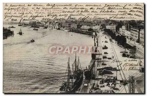 Nantes Cartes postales Vue du port (Ouest)