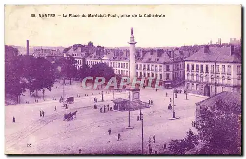 Nantes Cartes postales Place du Marechal Foch prise de la cathedrale