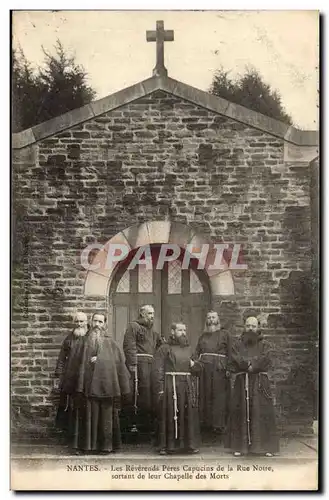 Nantes Cartes postales Couvent des Capucins la chapelle mortuaire Francois Lazare Martial Hyacinthe Benance vica