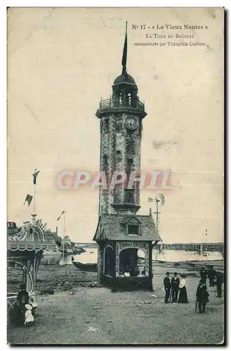 Nantes Cartes postales Le vieux Nantes La tour du Bouffay reconstituteee par Theophile Guillon