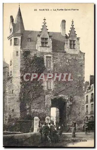 Nantes Ansichtskarte AK La porte Saint Pierre