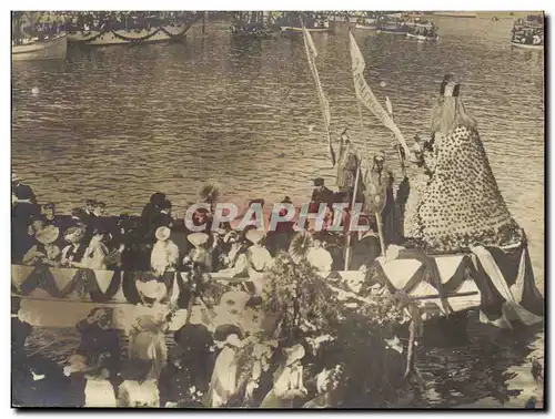 Ansichtskarte AK CArte photo CArnaval Vikings Charlemagne TTB