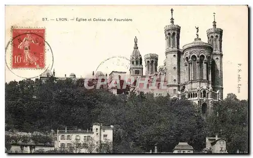 Lyon Cartes postales Eglise de Fourviere