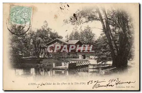 Lyon Cartes postales Le chalet des Iles (parc de la tete d or