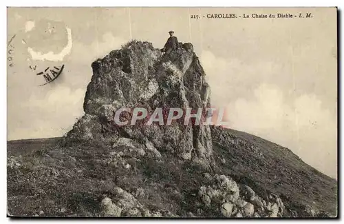 Carolles Cartes postales La chaise du diable