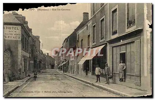 Cartes postales Evron Rue Ste Gemmes