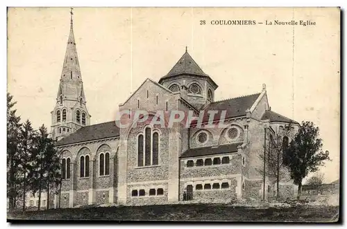 Cartes postales Coulommiers La nouvelle eglise