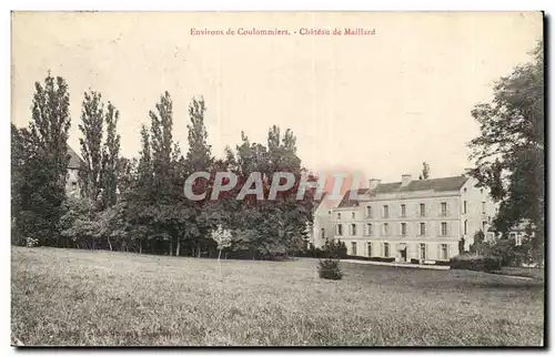 Ansichtskarte AK Environs de Coulommiers Chateau de Maillard