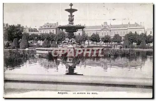 Cartes postales Angers Le jardin du Mail