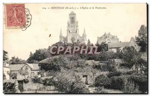 Cartes postales Montjean L&#39eglise et le presbytere