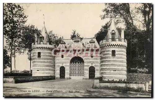 Chateau de Lude Cartes postales Porte d&#39entree