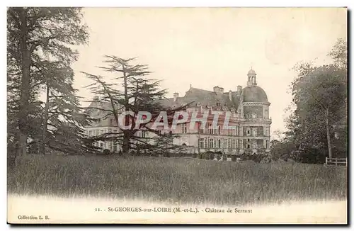 St GEorges sur Loire Ansichtskarte AK Chateau de Serrant