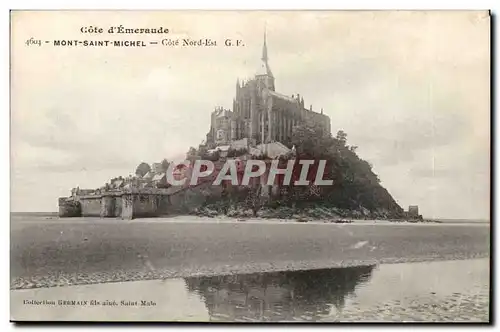 Mont Saint Michel Cartes postales Cote Nord Est