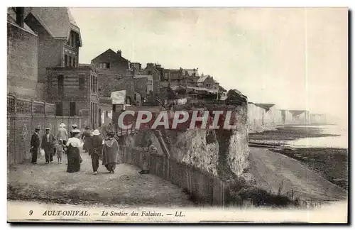 Ault Onival Cartes postales Le sentier des falaises