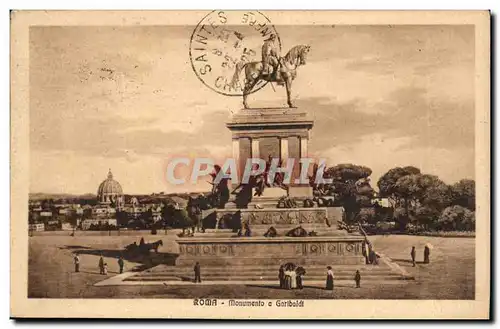 Italie Italia Roma Ansichtskarte AK Monumento a Garibaldi