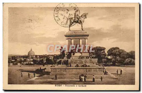 Italie Italia Roma Cartes postales Monumento a Garibaldi