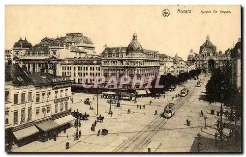 Belgie Belgique Anvers Cartes postales Avenue de Keyser