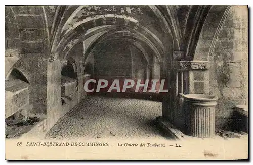 Saint Bertrand de Comminges Cartes postales La galerie des tombeaux (Morandiere)