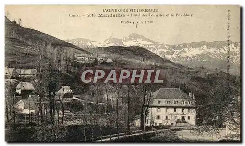 L auvergne pittoresque MAdailles Ansichtskarte AK Hotel des touristes et le Puy Mary