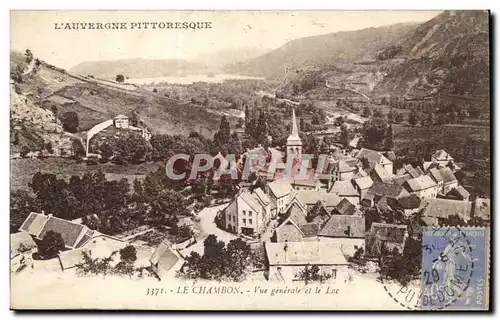 Auvergne pittoresque Ansichtskarte AK Le Chambon Vue generale et le lac