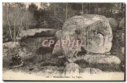 Malesherbes Cartes postales le tigre (iger)