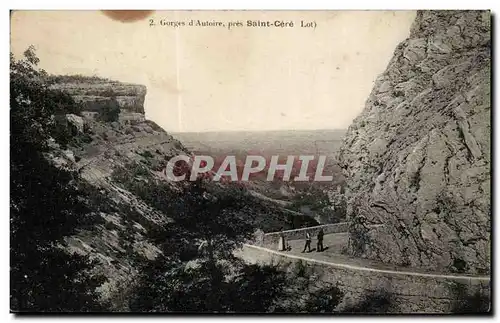 Cartes postales Gorges d'Autoire Cartes postales pres Saint Cere