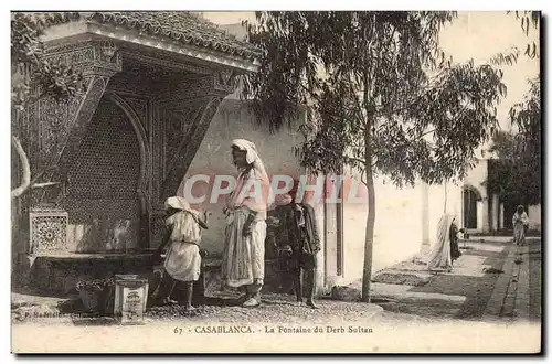 Maroc Casablanca Cartes postales La fontaine du Derb sultan