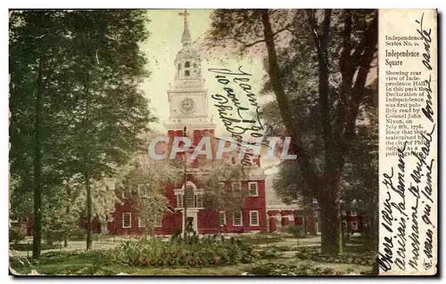 etats unis Ca� Independance square