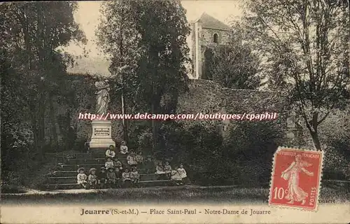 Jouarre Cartes postales Plac eSaint Paul Notre Dame de Jouarre