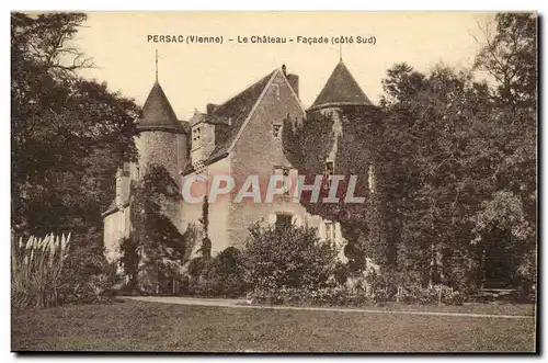 Persac Cartes postales Le chateau Facade (cote sud)