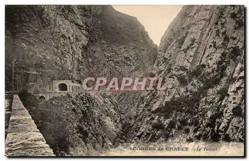 Gorges du chabet Cartes postales Le tunnel