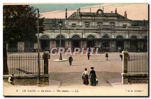 Le Mans Cartes postales La gare