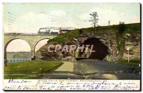 Cartes postales Etats Unis n Philadelphia River Drive and Tunnel