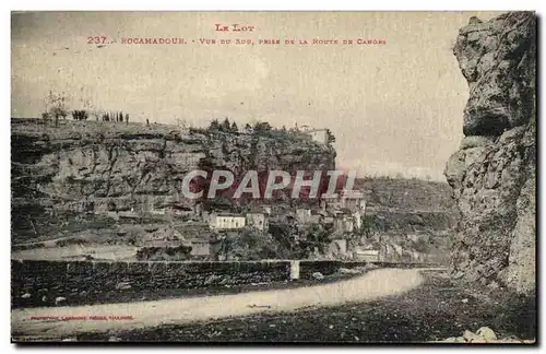 rocamadour Cartes postales Vue du sud prise d ela route de Cahors