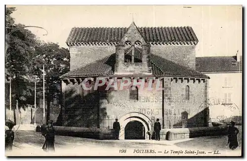 Poitiers Cartes postales Le temple Saint Jean