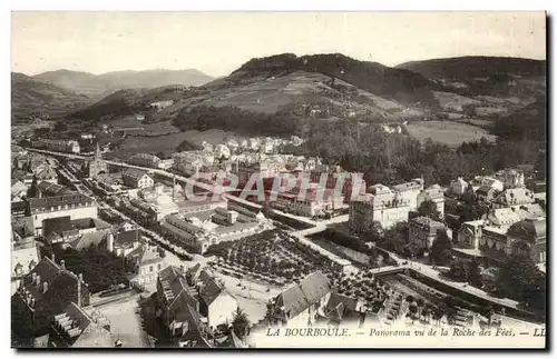 La Bourboule Ansichtskarte AK Panorama vu de la Roche des Fees