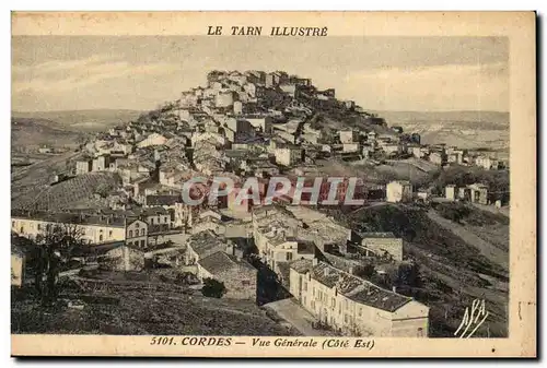 Cordes Cartes postales Vue generale (cote Est)