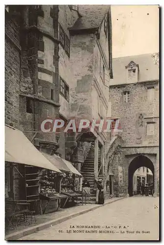 Mont Saint Michel Cartes postales La tour du guet