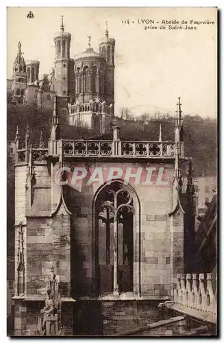 Lyon Cartes postales Abside de Fourviere prise de Saint Jean