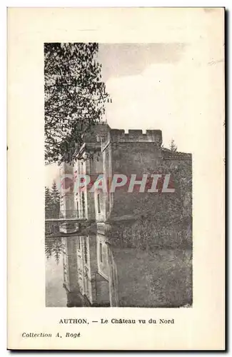 authon Cartes postales Le chateau vu du nord