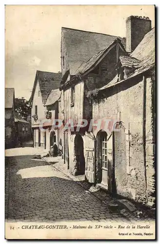 Chateau Gontier Cartes postales Maisons du 15eme Rue de la Harelle